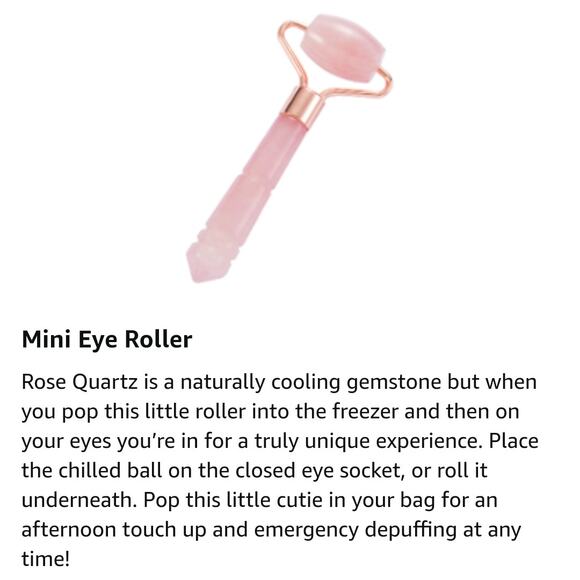 2 Brazilian Rose Quartz Crystal High Quality Facial Rollers Massagers + Gua Sha - Picture 6 of 10